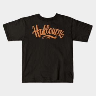 Halloween Lettering Kids T-Shirt